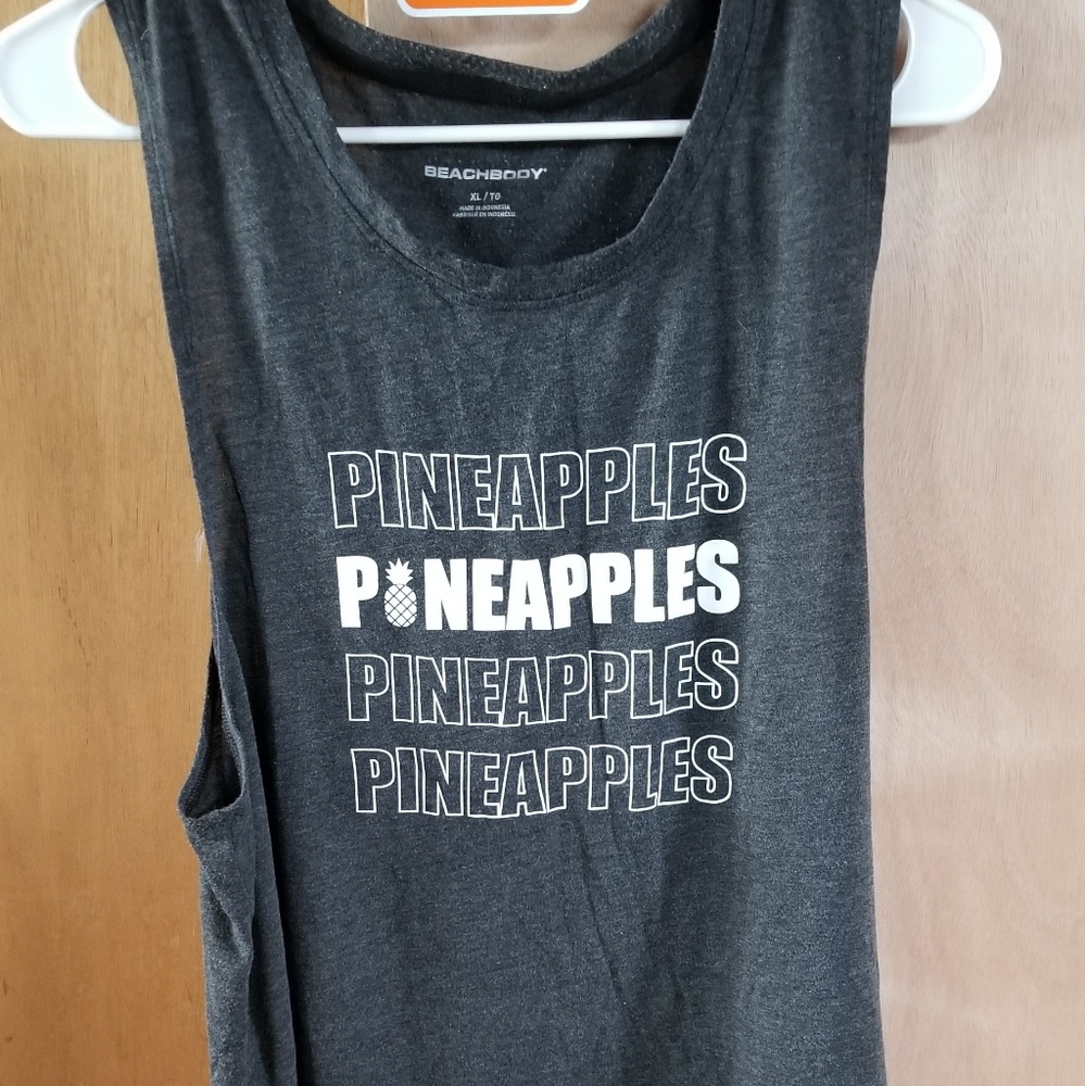 Beachbody 80 Day Obsession "Pineapples" Tank Top